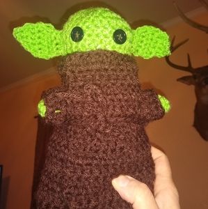 Crochet baby Yoda Doll 5 inches long